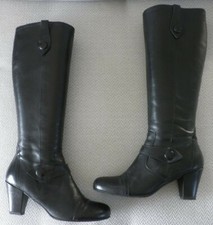 Passarella Impressionen Stiefel schwarz Leder Ohne STIEFELSPANNER Gr.40 7 NP180€