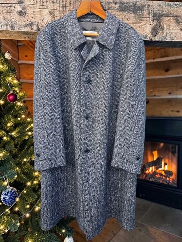 Men harris tweed coat wool - harris,