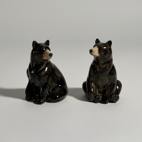 Wachtel keramik schwarzbär - keramik,