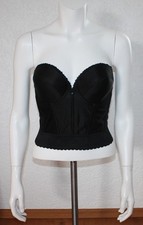 Trägerlose Corsage mit Bügeln tiefer Rückenausschnitt Party sexy Gr.75C