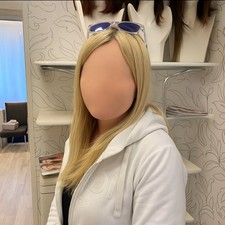 Langhaar Perücke Hochwertig Echthaar Blond, Sentoo Creative Collection Neuwertig