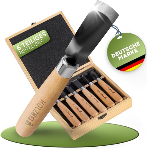 Teiliges stechbeitel set - 6-teiliges, stechbeitel-set