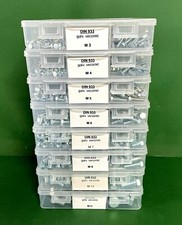 DIN 933 Sechskantschrauben Vollgewinde Set Sortiment 8.8 verzinkt M3-M12 wählbar