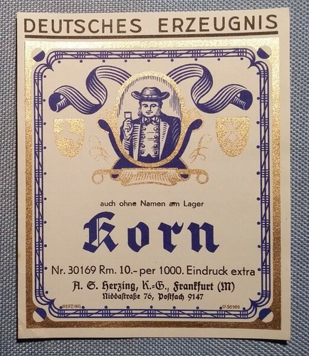 Altes schnapsetikett - altes,