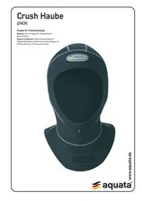 Trockentauchanzug Haube mit