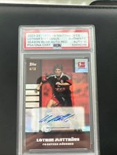 Topps Platinum Lothar Matthäus /10 Auto PSA Authentic 10