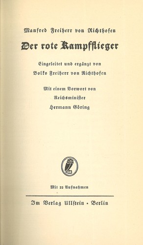 Manfred freiherr von - freiherr,