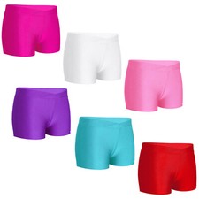Kinder Mädchen Unterhosen Training Höschen Gymnastik Shorts Dehnbar Kostüm Eng