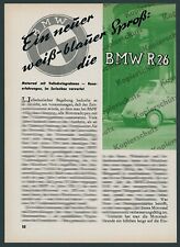 or. Fotobericht Rennfahrer Schorsch Meier Motorrad R 26 BMW-Filiale München 1956