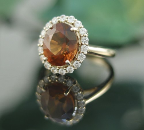 Citrin saphir ring 375er - ring, in