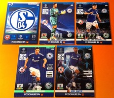 5 x Adrenalyn XL Champions League 14/15 - Schalke 04 MATIP DRAXLER HUNTELAAR