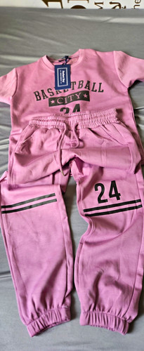 Mädchen teilig set rosa - 2-teilig, 6-7