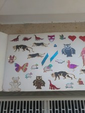 Sticker aus Den 90er Jahren