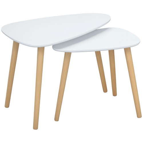 Homcom beistelltisch 2er set - 2er,