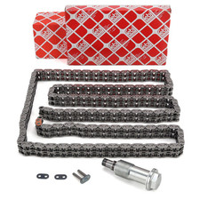 febi Steuerkette + Spanner Satz für MERCEDES W203 W204 W211 W212 W461 W463 OM642