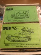 2 x Renault Chemilette  2 verschiedene Wurfarme 2 WK Resin sehr rar