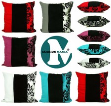 4er Set beflockte Damast