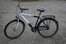 City Line CC-100 Herren Fahrrad blau/weiß 26'' Zoll 47cm Narbenschaltung Hamburg