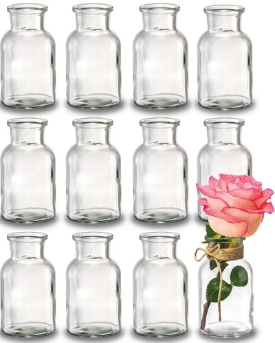 Mini glasvasen 10cm deko - 12,