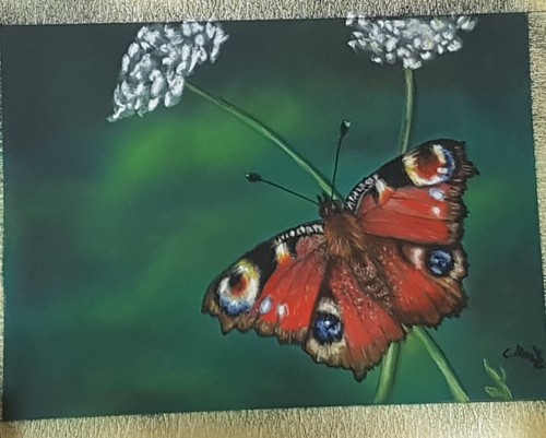 Original pastel painting - original,