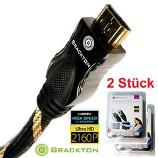 2 Stück Brackton 1,5m HDMI