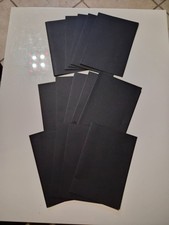 15 Blanko Glückwunschkarten Klappkarten A6  schwarz