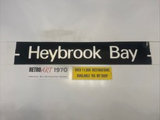 Heybrook Bay - Plymouth Dartmouth Devon 267 Bus Destination Blind 31"