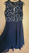 Abendkleid Vokuhila Schwarz