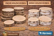 Baumscheiben aus Esche oder