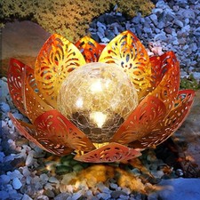 LED Solar Lotus Blume Deko