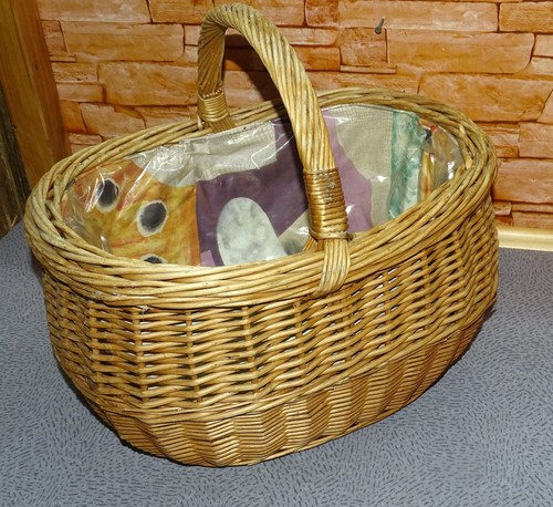 Einkaufskorb aus weide - einkaufskorb,