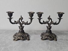 2 ALTE Vintage Messing Bronze