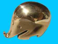 Very rare Luigi Colani DRUMBO Briefbeschweer Messing Elefant 0,6 Kg Vollguss Ger