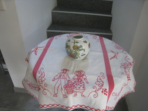 Bauchige bunte japanische - , vase