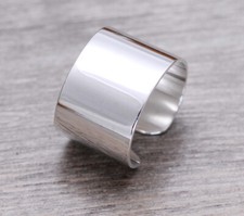  Damen Ring Sterlingsilber 925 Stempel Offene Rioffen verstellbar