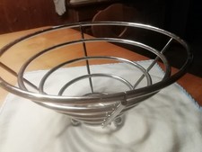 Obstschale,Metallkorb,Ablage Korb 28cm Durchmesser 