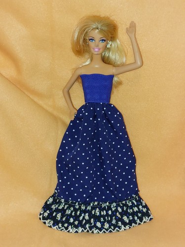 Barbie kleid blau - barbie,