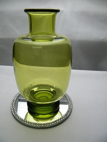Holmegaard vase oliv - holmegaard,