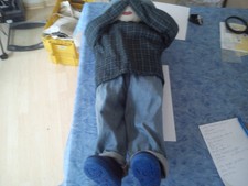 große Jungenpuppe, 66 cm