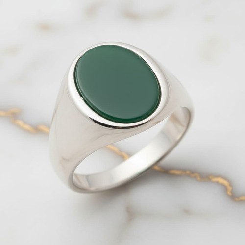 Grüner onyx ring edelstein - ring,