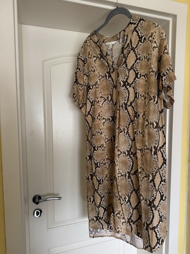 Schlangenleder optik kleid - schlangenleder,