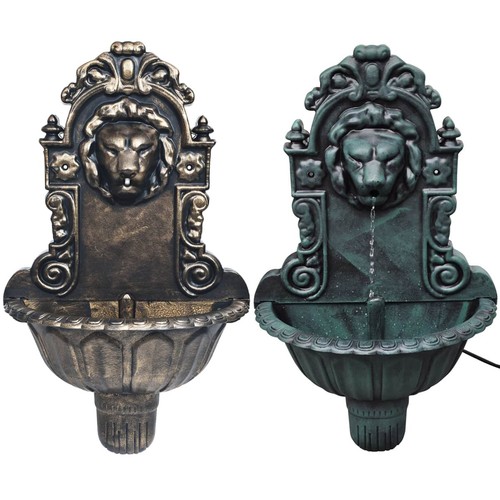 Wandbrunnen mit wasserpumpe - mit,