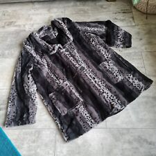 HOPSACK Kurzmantel Parka Fell Lagenlook Übergröße Jacke Damen Kunstpelz Teddy