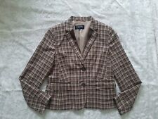 ESCADA SPORT Blazer 100% Schurwolle Jacke Rosa,Beige,Braun Gr.40 Top-Zustand ? 