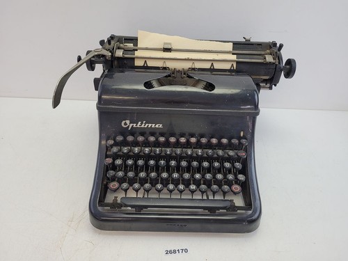 Schreibmaschine optima 10 - optima, m