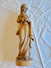 Holzfigur geschnitzt, Maria
