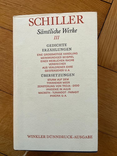 Friedrich schiller sämtliche - friedrich,