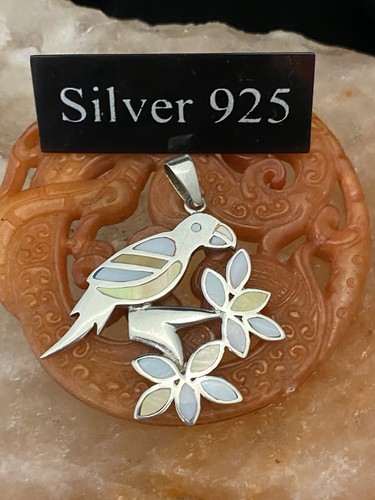 Silber papagei anhänger mit - anhänger,