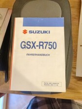 Fahrerhandbuch Bordbuch Suzuki GSX-R 750 K9 Bedienungsanleitung Handbuch (K50)