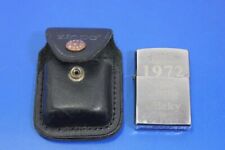 Zippo Feuerzug mit Ledertasche für Gürtel von 08/2021 „MADE IN 1972“